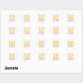 Faith Hope Love Christian Inspirational Stickers (Feuille)