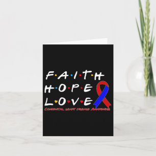 Faith Hope Love Congenital Heart Disease Awareness Kaart