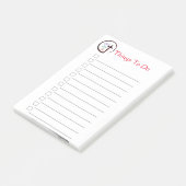 Faith Hope Love Cross Post-it Notes (Schuin)