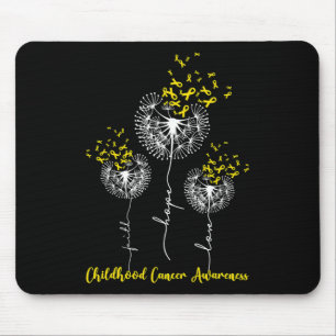 Faith Hope Love Dandelion Childhood Cancer Awarene Muismat