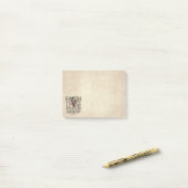 Faith Hope Love Elegant Bible Scripting Christelij Post-it® Notes (Op bureau)