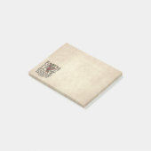 Faith Hope Love Elegant Bible Scripting Christelij Post-it® Notes (Schuin)