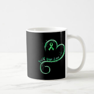 Faith Hope Love Green Ribbon Kidney Disease Awaren Koffiemok