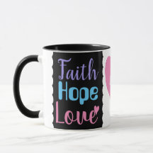 Faith Hope Love Heart Inspirerend Christelijk