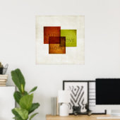 Faith, Hope, Love I Poster (Thuiskantoor)