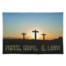 Faith, Hope & Love Jesus Christus Cross