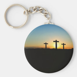 Faith, Hope & Love Jesus Christus Cross Sleutelhanger
