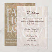 Faith, Hope, Love Kaart (Voorkant / Achterkant)