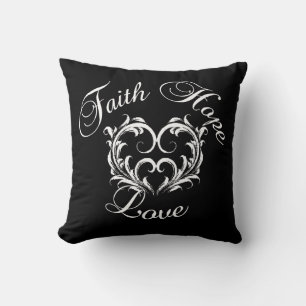 Faith Hope Love Kussen