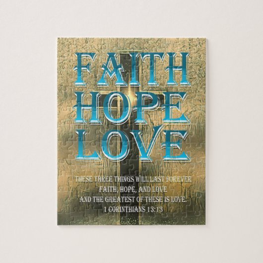 Faith, Hope, Love Legpuzzel (Verticaal)