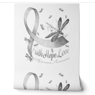 Faith Hope Love Melanoma Awareness Dragonfly Behang