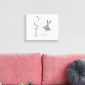 Faith Hope Love Melanoma Awareness Dragonfly Canvas Afdruk (Insitu (Woonkamer))