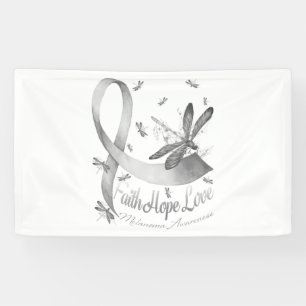 Faith Hope Love Melanoma Awareness Dragonfly Spandoek