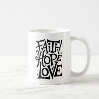 Faith Hope Love | Moderne Christelijke religie Koffiemok