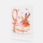 Faith Hope Love MS Awareness Dragonfly (Angle)
