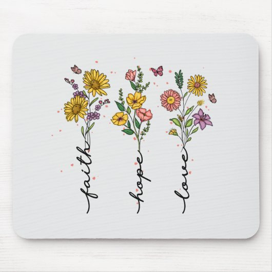 Faith-Hope-Love Muismat (Voorkant)