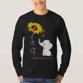 Faith Hope Love Multiple Sclerosis Bewustheid T-shirt (Voorkant)