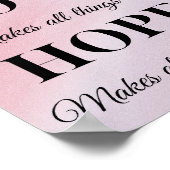 Faith, Hope, Love Poster (Hoek)