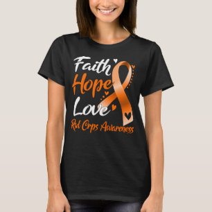 Faith Hope Love Road Crps Awareness T-shirt