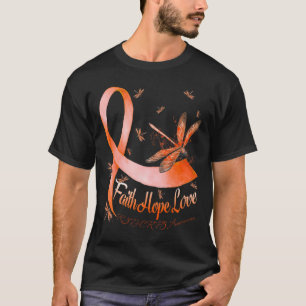 Faith Hope Love RSD Crops Awareness Dragonfly T-shirt