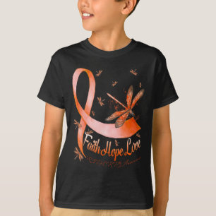 Faith Hope Love RSD Crops Awareness Dragonfly T-shirt