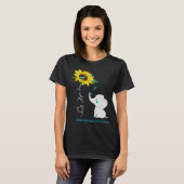 Faith Hope Love Scleroderma Awareness T-shirt (Voorkant volledig)