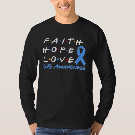 Faith Hope Love SJS Awareness T-shirt (Voorkant)