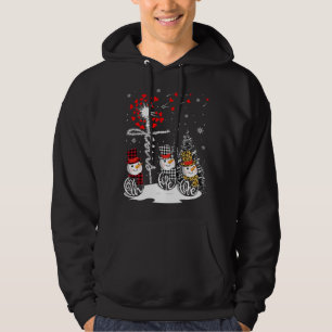 Faith Hope Love Snowman Jesus Dandelion Christelij Hoodie