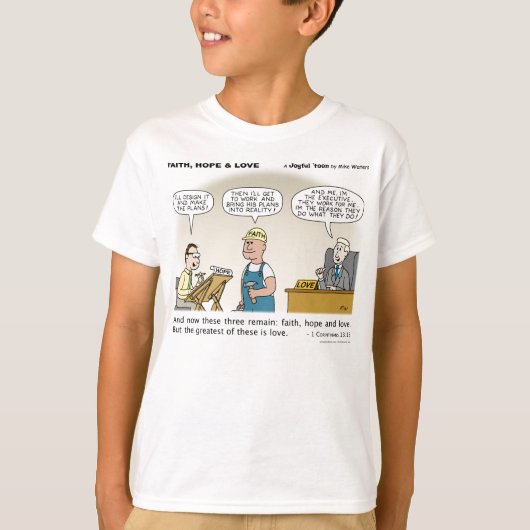 Faith, Hope & Love T-shirt (Voorkant)