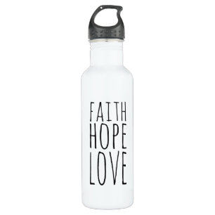 Faith Hope Love Waterfles