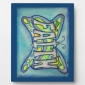 Faith Inspirational Papillon Peinture Plaque cadea (Devant)