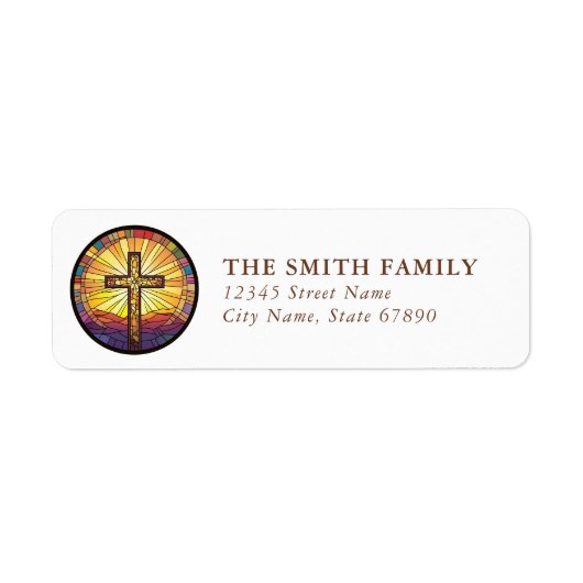 Faith & Inspirational Return Address Labels (Voorkant)