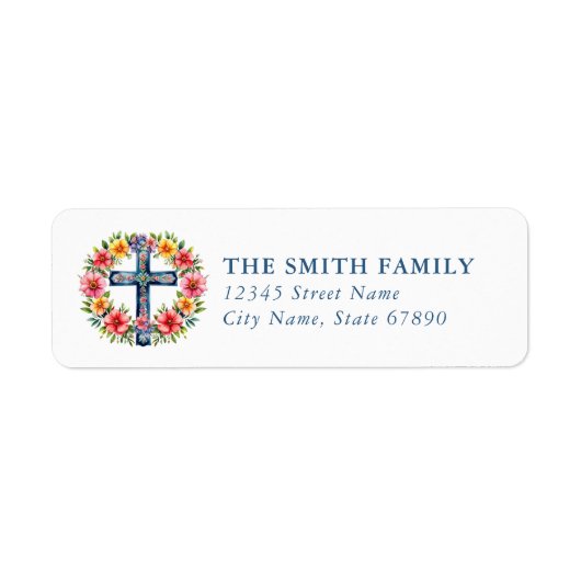 Faith & Inspirational Return Address Labels (Voorkant)