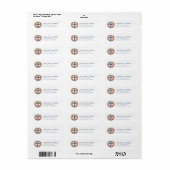 Faith & Inspirational Return Address Labels (Full Sheet)