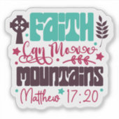 Faith-Inspired Bible Verse Stickers (Devant)
