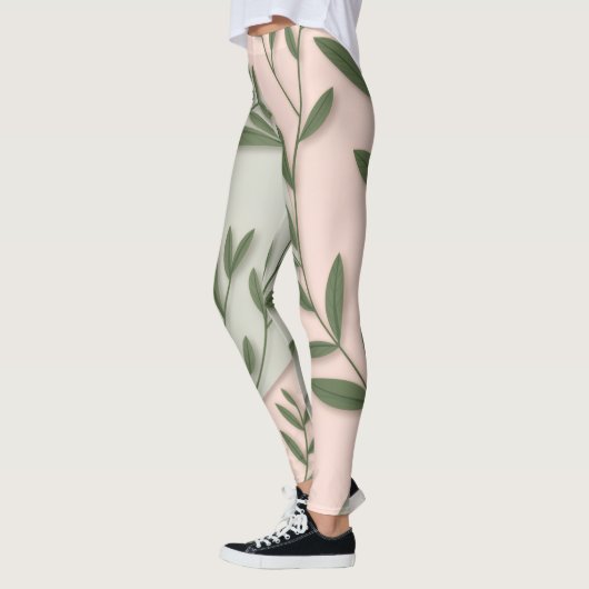 Faith Inspired Unique Design Leggings AI-ontwerp (Links)