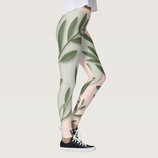 Faith Inspired Unique Design Leggings AI-ontwerp (Rechts)