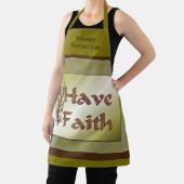 Faith Inspirerend gepersonaliseerd Schort (Insitu)