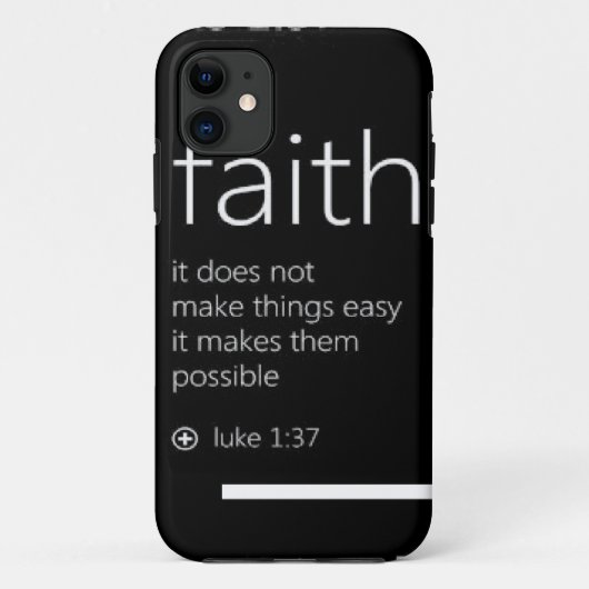 Faith iPhone Case (Achterkant)