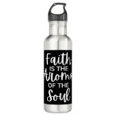 Faith is de Aroma van de soep Waterfles (Voorkant)