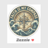 Faith is my Compass Sticker (Vel)
