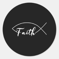 Faith Jesus Ichthus Vis Grappig Christelijk