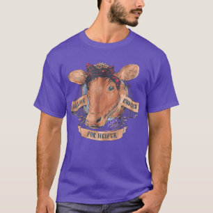 Faith Jesus Koe Christelijk Psalm 136 T-shirt