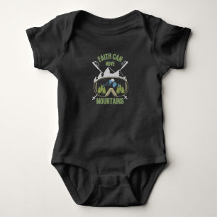 Faith kan bergen Quote Unisex verplaatsen Romper
