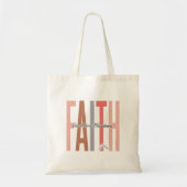Faith kan bergen verplaatsen tote bag (Voorkant)