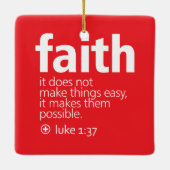 Faith Keramisch Ornament (Achterkant)