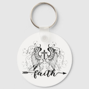 Faith kruis sleutelhanger
