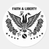 Faith & Liberty Stickers (Voorkant)