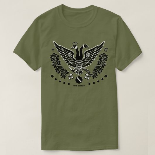 Faith & Liberty T-shirt (Design voorkant)