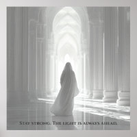 Faith Light in Church Inspirerend Hoop Quote